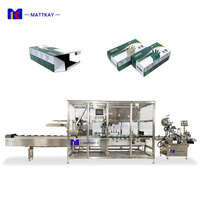 Machine automatique de pliage et d'érection de petits cartons pour l'emballage de gants chirurgicaux stérilisés sous film rétractable, fabriquée en Chine