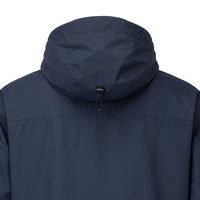 Veste de pluie en polyester recyclé, à capuche, imperméable, pour les déplacements en extérieur