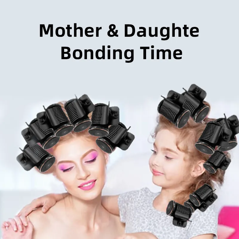 Vrouwen Massaal Verwarming Roller Haar Krullen Curling Rod Curler Zijde Haren Roll Rollers Rolling Sets Voor Lang Haar