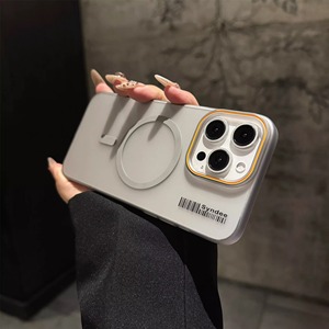 Nouveau sens avancé glaçage translucide Simple grand trou aimant mince lumière étui de téléphone portable pour <span class=keywords><strong>iPhone</strong></span> 16 <span class=keywords><strong>11</strong></span> Pro <span class=keywords><strong>Max</strong></span> Plus - Product Image 2