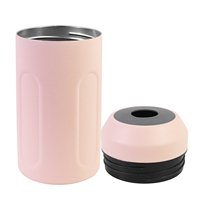 Refroidisseur de vin portable personnalisé sans glace en métal pour champagne seau refroidisseur de bouteille de vin isolé à double paroi en acier inoxydable