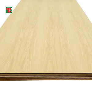 Vendita calda mobili grado 3Mm 3.2Mm 4Mm 5.2Mm 9Mm 12Mm 18Mm rovere/noce/frassino/acero compensato impiallacciato rovere bianco naturale