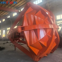 HNTIWIN Usine chinoise CE Grappin mécanique multi-pétales pour déchiquetage de matériaux 10m³ pour la manutention de minerai et de matériaux en vrac