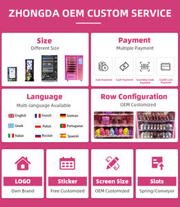 Distributeur automatique interactif mural de 32 pouces, durable, petit format, avec <span class=keywords><strong>paiement</strong></span> sans espèces et fonction SDK, personnalisable OEM - Product Image 5