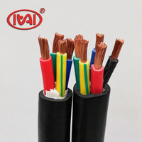 Câble électrique souple en cuivre H05VV-F 300/500V à isolation PVC, 1,5~10mm², ignifuge, pour câblage de bâtiment, fourni directement par l'usine