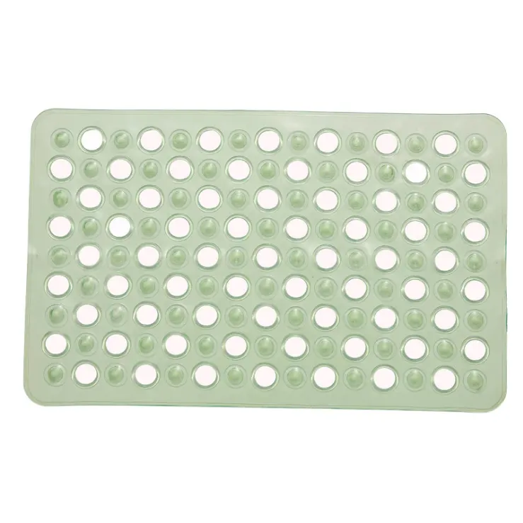 Anti Slip Massage Silicone Shower Mat Bath Tub Mat With Strong Suction Cups High quality rectangle
