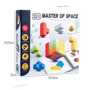 Khối Gỗ Xây Dựng Bộ Đồ Chơi Cho Bé Bằng Gỗ Xếp Chồng Khối 3D Không Gian Trò Chơi Với 60 Cấp Độ Giáo Dục Học Tập Đồ Chơi Cho Trẻ Mới Biết Đi - Product Image 6