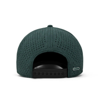Fabrikant Oem Melin Hoed 5 Paneel Waterdichte Tweekleurige Splitsing Baseballcap Lasergesneden Gat Met Aangepast Rubberen Logo