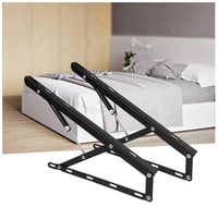 Mécanisme de levage de lit à ressort pneumatique en acier inoxydable pour usage hospitalier, kit de levage pour rangement, accessoires pour canapé-lit