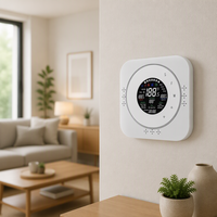 Thermostat de pompe à chaleur WiFi tactile Beca BHP-6000-WIFI-W 24V, thermostat programmable intelligent mural compatible Tuya Alexa