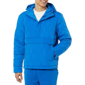 Men's Winter <b>Warm</b> Puffer <b>Jacket</b> Lightweight Canvas Coat Zip Closure <b>Waterproof</b> Windproof Varsity <b>Jacket</b> Custom Logo Embroidered - Product Image 1