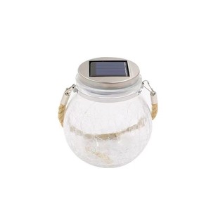 Solar Jar Lamp <b>Outdoor</b> Garden Decoration Wishing <b>Light</b> Landscape <b>Light</b> Crack Lamp Retro Nostalgic Induction Type - Product Image 2