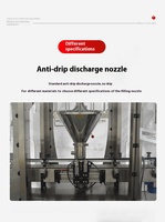 Machine de remplissage de poudre de thé et de café au lait automatique à tête unique de haute précision avec moteur pour emballage en verre de bouteilles