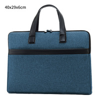 Porte-documents d'affaires en cuir véritable personnalisé, fermeture à glissière, logo imprimé, sac souple imperméable pour ordinateur et documents