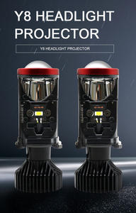 โปรเจคเตอร์เลนส์ขนาดเล็ก Y8 กำลังไฟ 36 วัตต์ 3000 ลูเมน พร้อมอุปกรณ์เสริม H4 แสงสีขาว ไฟสูง/ต่ำ หลอดไฟ <span class=keywords><strong>LED</strong></span> สำหรับรถยนต์ แสงสี 6000k รุ่นใหม่ ลดราคา - Product Image 2