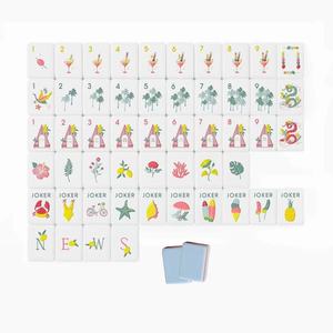 Dernière version de juin 2026 : Jeu de Mahjong américain de luxe moderne, tuiles orange couronne finition nacre, ensemble complet de 160 tuiles, portable - Product Image 6