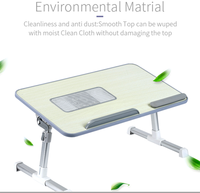 Support de table pliable de haute qualité pour ordinateur portable réglable avec ventilateur