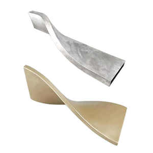 Panneau de mur rideau ondulé en aluminium anodisé, design minimaliste, revêtement extérieur - Product Image 4