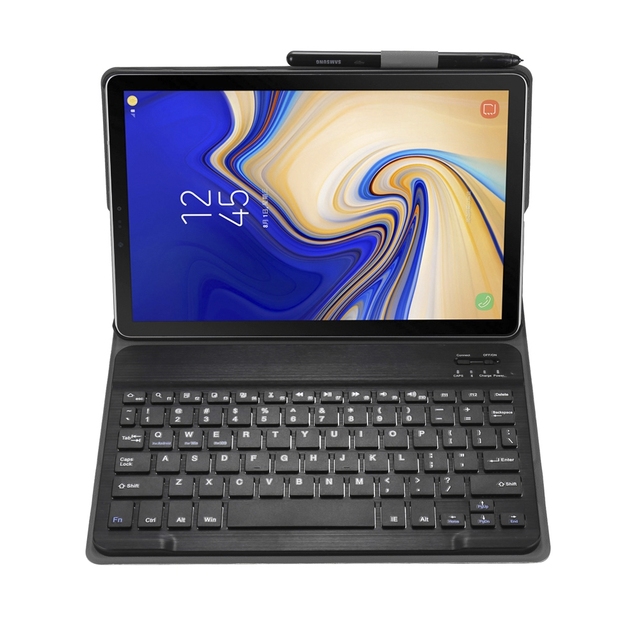 A510 3.0 Ultra-thin Detachable Keyboard Leather Tablet Case for Samsung Galaxy Tab a 10.1 (2019) T510/T515 with Pen Slot&Holder
