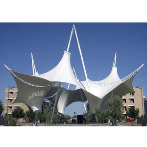 Structure de membrane tendue en PVDF au design unique pour l'extérieur, abri solaire, tente paysagère - Product Image 3