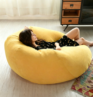 Fauteuil paresseux en tissu, style pouf Tatami, directement de l'usine, pour chambre à coucher