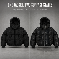 Veste courte de style safari imperméable personnalisée Benta Shangpin pour hommes, coupe-vent, imprimé léopard caché, capuche rembourrée