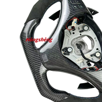 Volant Personnalisé en Fibre de Carbone avec Palettes de Changement de Vitesse pour BMW E92 E90 E87 E91 E93 M3