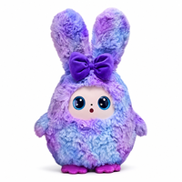 ZH-PLUSH-AI002 Jouet en peluche interactif IA avec détection émotionnelle/vibrations, yeux LED animés, dialogue IA multilingue (plus de 40 langues)