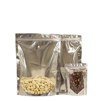 Sachet vertical transparent auto-scellant recyclable pour aliments, salades, snacks, bonbons, en aluminium, avec gravure pour la conservation