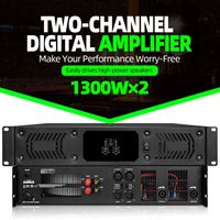 Amplificateur de puissance professionnel DF1300 haute puissance 2x1300W, garantie 1 an