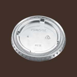 Tapas planas para vasos de porciones, paquete de 2500, ajuste seguro, transparentes, tamaños de 3.25 a 5.5 onzas, resistentes a fugas - Product Image 1