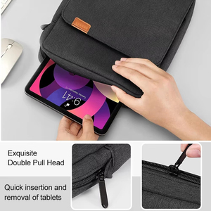 Housse de protection pour ordinateur portable, pour Macbook Air & Pro <span class=keywords><strong>11</strong></span> 12 13 pouces, sac imperméable pour ordinateur portable de 9 à 13 pouces, étui multi-poches pour tablette - Product Image 3