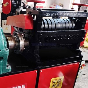 Machine à redresser les barres d'armature usagées, moteur 4KW, coupeur, vitesse d'alimentation 15m/min, utilisation facile, 380-440V, garantie 1 an, vente chaude - Product Image 5