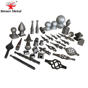 Composants décoratifs en <span class=keywords><strong>fer</strong></span> forgé pour portails de clôture, rampes d'escalier, composants décoratifs de la meilleure qualité - Product Image 1