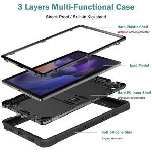 Funda protectora para tableta <span class=keywords><strong>Samsung</strong></span> <span class=keywords><strong>Galaxy</strong></span> <span class=keywords><strong>Tab</strong></span> <span class=keywords><strong>A8</strong></span>, 10,5 pulgadas, 2021x200 X205 X207, con pata de cabra, resistente, a prueba de golpes - Product Image 5