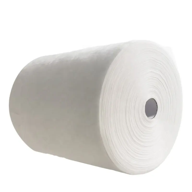 Filtro de fibra cortada de poliéster soplado, serie de Material de filtro de algodón de dos componentes