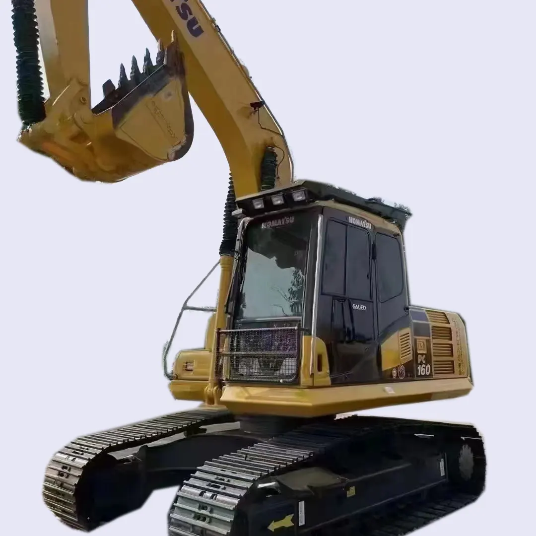 Kullanılan Komatsu ekskavatör 160-8 kullanılan Komatsu Pc160 greyder Komatsu paletli Pc160 ekskavatör