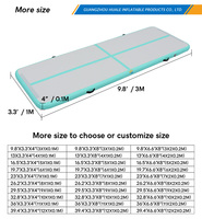 Tapis gonflable sur mesure pour gymnastique, longueur 6 m, tapis de gymnastique DWF Airtrack