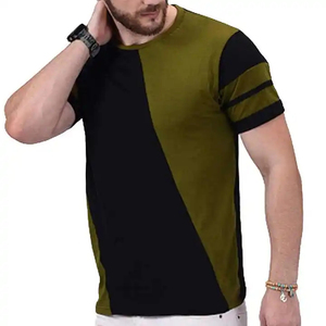 Camiseta de Cuello Redondo para Hombre de Alta Calidad, 100% Algodón, Nueva Moda, Hecha en Pakistán, Antiarrugas y Ecológica - Product Image 1
