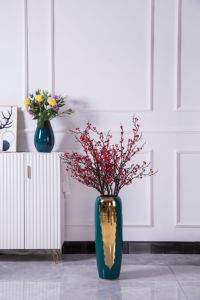 <span class=keywords><strong>Vase</strong></span> <span class=keywords><strong>en</strong></span> céramique pour la décoration de la maison Grand plancher de table <span class=keywords><strong>en</strong></span> <span class=keywords><strong>porcelaine</strong></span> décor nordique - Product Image 3