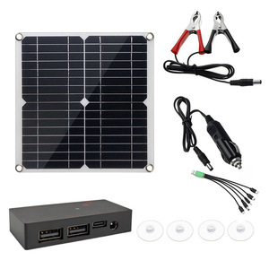 Panneau solaire Lan Aoyue 12W, 5V, 12V, 18V, panneau de charge USB pour randonnée en plein air, camping - Product Image 1