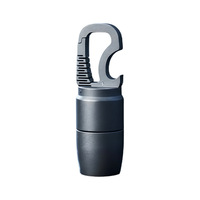 Lampe torche rechargeable en alliage de titane, mini lampe porte-clés, camping, multifonction, ultra-légère, ultra-fine, portable, indice de protection IP20