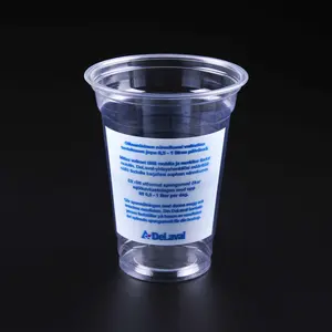 10Oz Wegwerp Op Maat Bedrukt Huisdier Helder Drinken Koude Plastic Beker