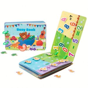 Children DIY Early <b>Educational</b> Busy <b>Book</b> Reusable Sticker Quiet Preschool Activities for Toddlers Baby Learning <b>Books</b> for Kids - Product Image 1