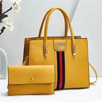 Ensemble de sacs de luxe pour femmes, sacs de type professionnel légers et simples, sacs à main à texture rétro à carreaux et à grain foncé, sacs fourre-tout grande capacité