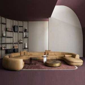 Canapé inclinable en tissu de style Japandi, luxe minimaliste italien, avec rembourrage en éponge pour des espaces élégants et modernes dans les maisons et les villas - Product Image 4