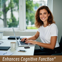 Produits les plus vendus OEM, gommes aux champignons naturels avec Ashwagandha, Maitake, supplément nootropique pour favoriser la concentration et l'énergie