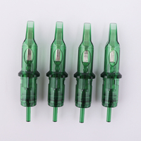 Aiguille de cartouche jetable permanente pour PMU Green LIMEM Viper 0,25 mm 5,5 mm à pointe longue