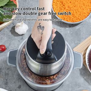 6l Cooking Electric Yam Appliance Fufu Pounder Food Household Potato Blend Pepper, <strong>Smash</strong> <strong>Machine</strong> Meat Grinder/ - Product Image 2