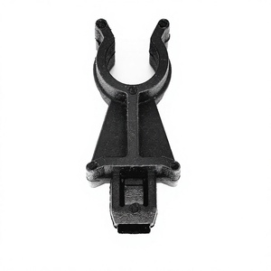 Clips de fixation pour tige de support de capot moteur Nissan 65722EB300 en plastique noir pour réparation et remplacement Qashqai Navara - Product Image 2